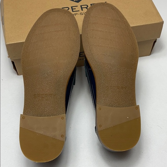 Sperry Seaport patent leather penny loafer navy - Picture 5 of 7